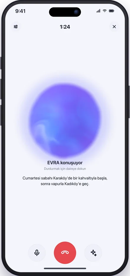 Sesli sohbet ekranı